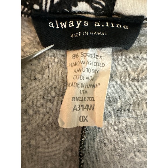 Always A.Line Top Womens OX Cold Shoulder Style Stretchy Plus‎ - Picture 6 of 8